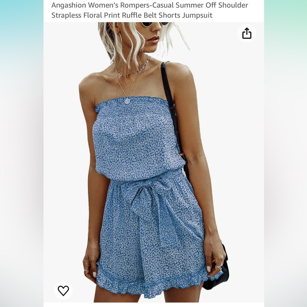 SQUARE NECK SHORT SLEEVE WIDE LEG BELT JUMPSUITS WITH POCKETS